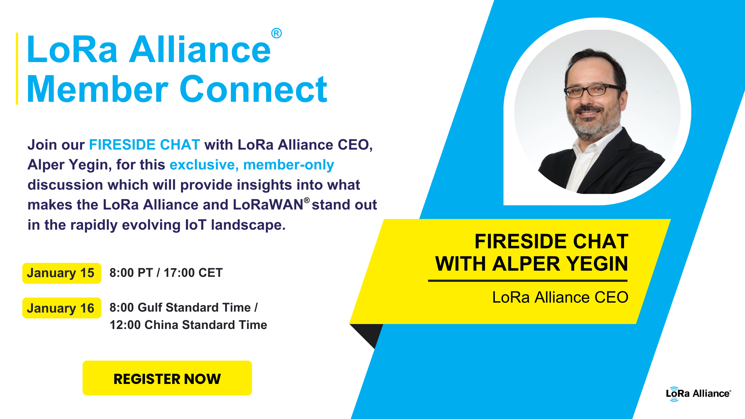 Fireside Chat With Lora Alliance Ceo Alper Yegin Lora Alliance